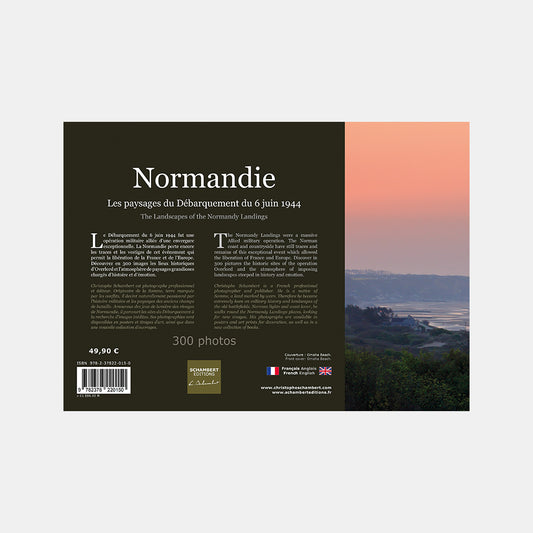 Livre photo Normandie Les paysages du Débarquement du 6 juin 1944 Dos