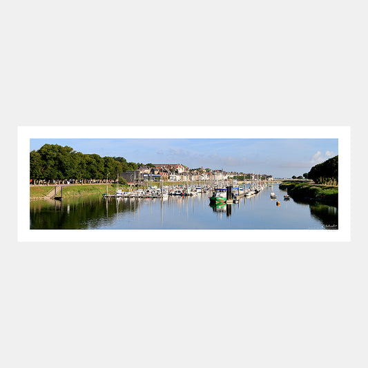 Poster photo 0755 Le port de Saint-Valery-sur-Somme en baie de Somme