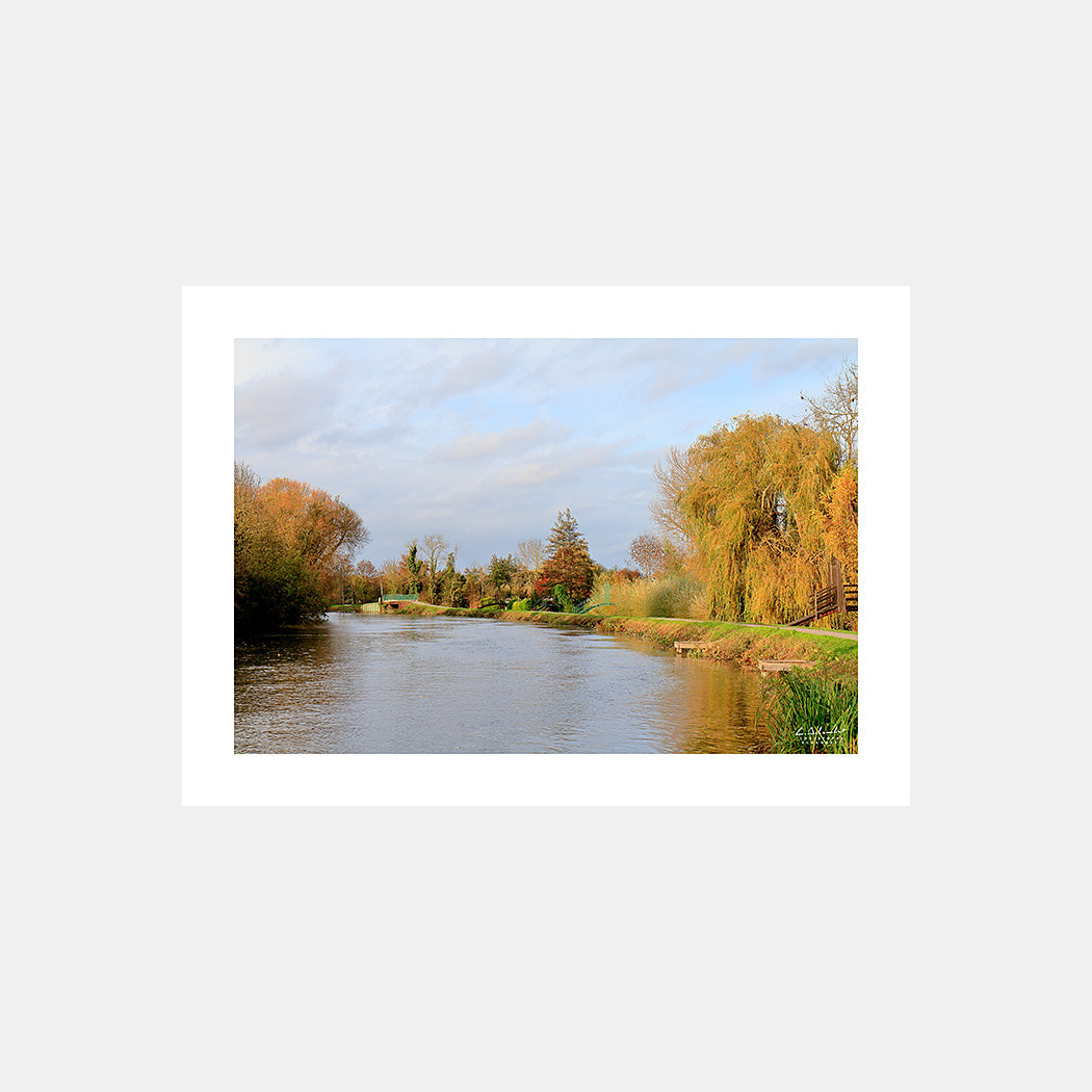 Poster photo 1717 La Somme et les Hortillonnages d'Amiens en automne