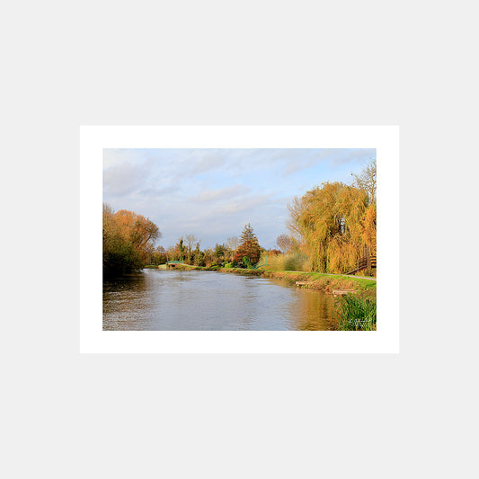 Poster photo 1717 La Somme et les Hortillonnages d'Amiens en automne