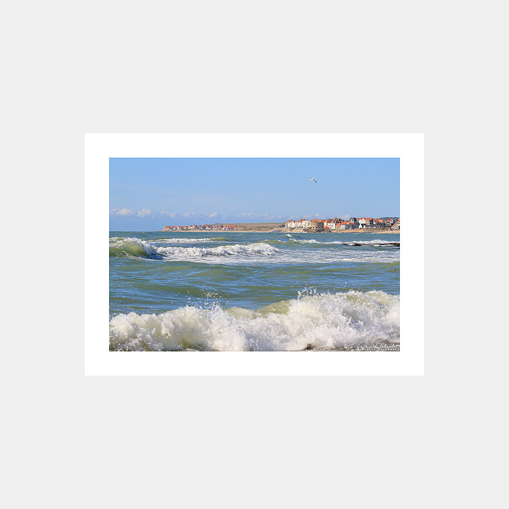 Poster photo 2060 Audresselles et Ambleteuse par grand vent